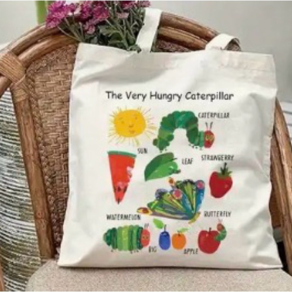 NEW BUNDLE! The Very Hungry Caterpillar Tote Bag and Cosmetic Bag